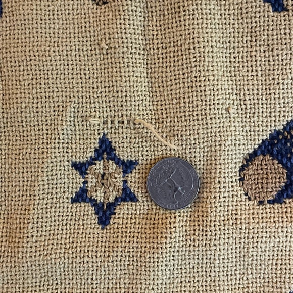 Vintage 90s Cotton Celestial Sun and Moon Tapestry/Throw Rug. - Picture 5 of 5